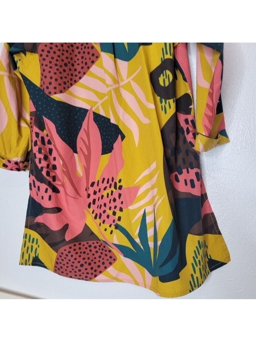 Maude Vivante Tropical Poplin Tunic Women's Size Small - Picture 10 of 10